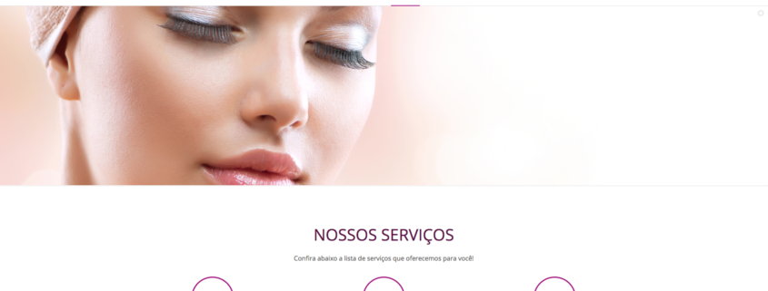 Site de estética